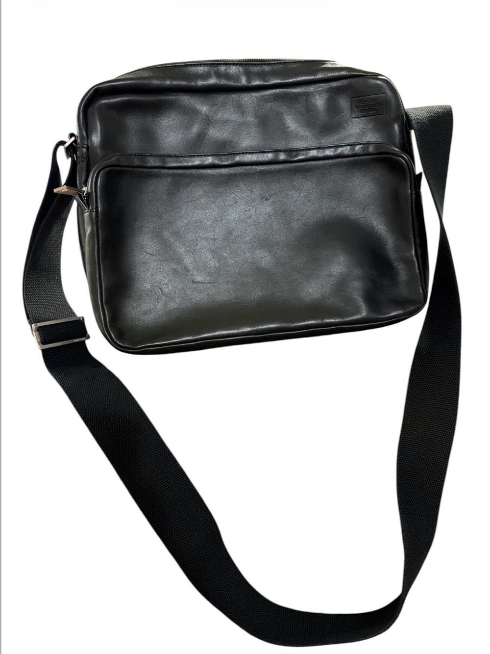 Vintage Jack Spade Warren Street New York leather messenger laptop bag
